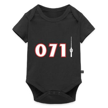 0711 Shirt - Baby Premium Kurzarmbody - Schwarz - Vorne