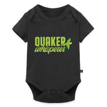 Quaker whisperer Quaker parrot lover - Baby Premium Kurzarmbody - Schwarz - Vorne