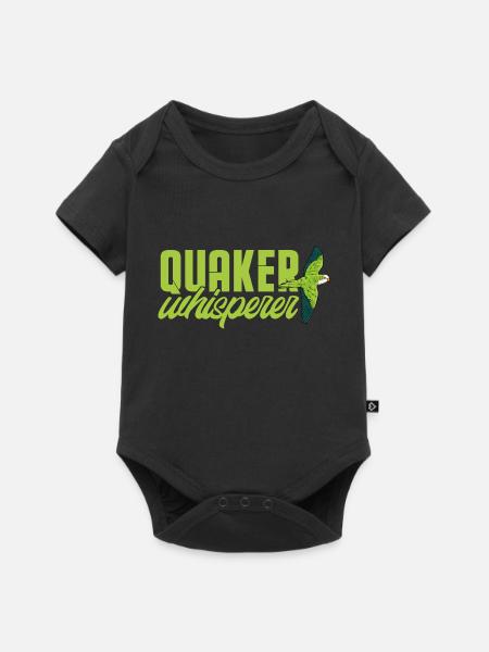 Quaker whisperer Quaker parrot lover - Baby Premium Kurzarmbody - Schwarz
