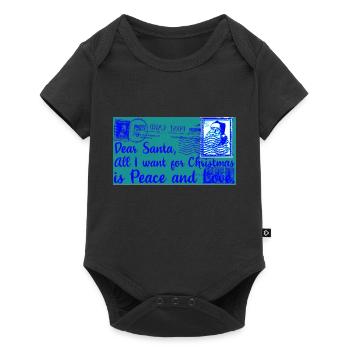 Noël Noël père Noël nicolas coquine - Body à manches courtes Premium Bébé - noir - Devant