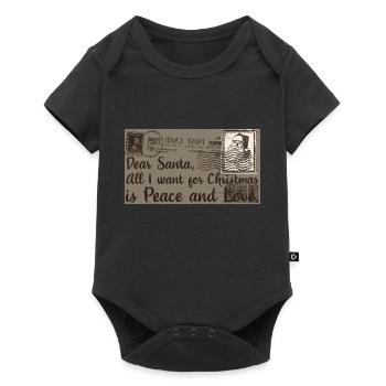 Noël Noël père Noël nicolas coquine - Body à manches courtes Premium Bébé - noir - Devant