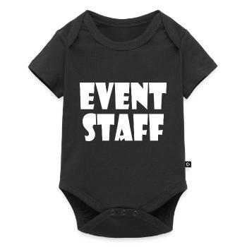 Event staff - Baby Premium short-sleeve bodysuit - black - Front