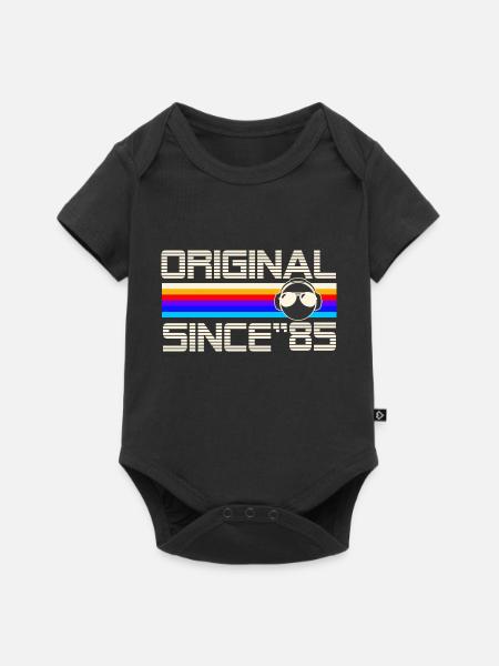 Seit 85 - Baby Premium Kurzarmbody - Schwarz