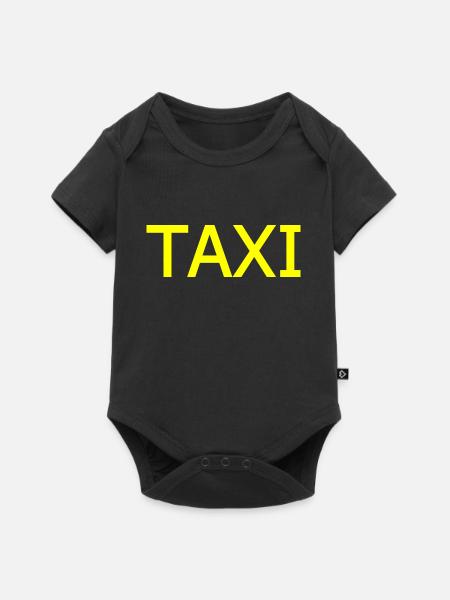 Taxi - Baby Premium Kurzarmbody - Schwarz