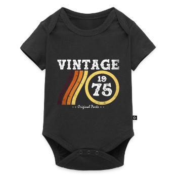 Millésime 1975 - Classique Édition Limitée Rétro 49 - Body à manches courtes Premium Bébé - noir - Devant