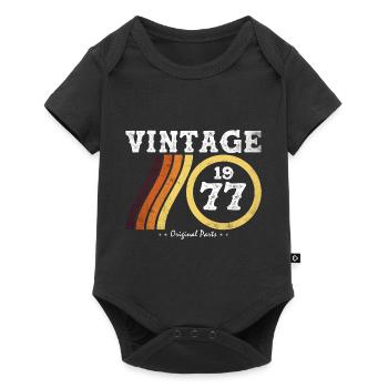 Limited Edition Retro Classic 47 Years Old - Baby Premium short-sleeve bodysuit - black - Front