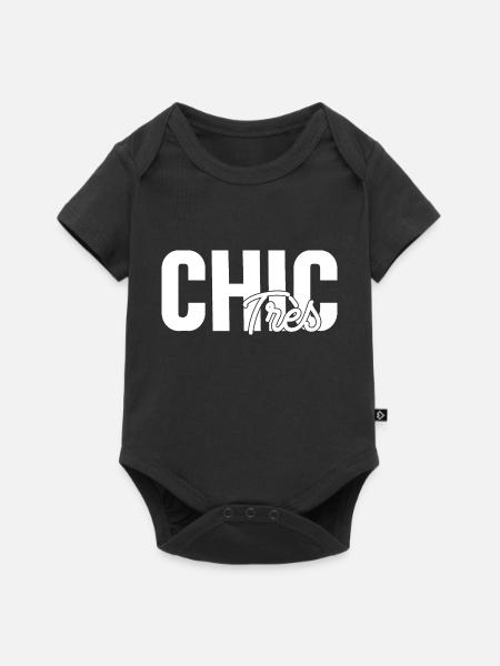 Sehr schick - Baby Premium Kurzarmbody - Schwarz