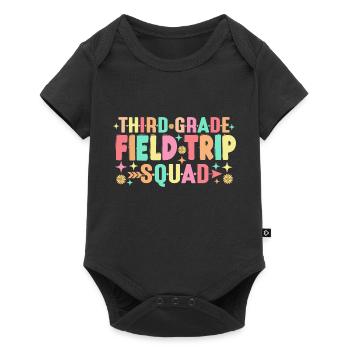Escouade d’excursion scolaire de troisième année pour les élèves enseignants de 3e année - Body à manches courtes Premium Bébé - noir - Devant