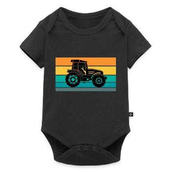 Tracteur - Body à manches courtes Premium Bébé - noir - Devant