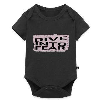 Quote bungee jumping safety bungee jumping - Baby Premium short-sleeve bodysuit - black - Front