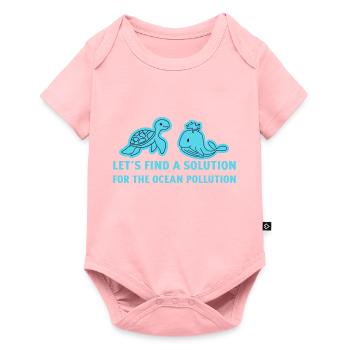 Marine Conservation - Baby Premium short-sleeve bodysuit - rose - Front