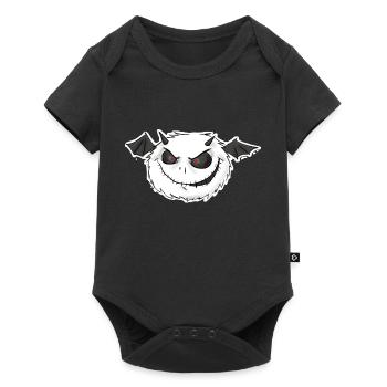 Grummelhummel Teufel - Baby Premium Kurzarmbody - Schwarz - Vorne