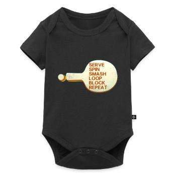Ping-pong - Body à manches courtes Premium Bébé - noir - Devant