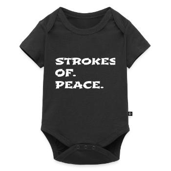 mind-body harmony contemporary art - Baby Premium short-sleeve bodysuit - black - Front