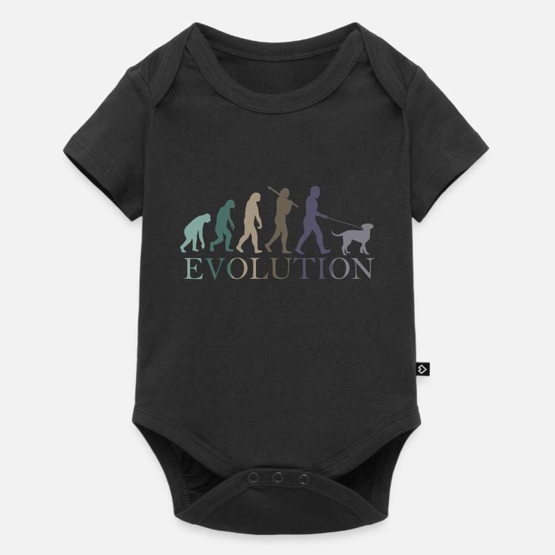 DOG EVOLUTION - Baby Premium short-sleeve bodysuit - black