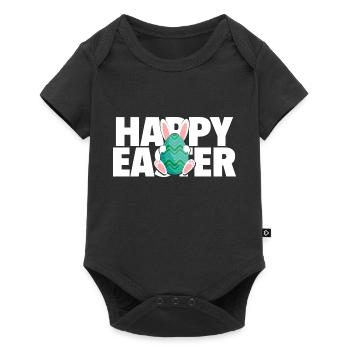 Joyeuse Pâques / Happy Easter - Body à manches courtes Premium Bébé - noir - Devant