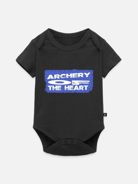 gift archery practice love community - Baby Premium Kurzarmbody - Schwarz