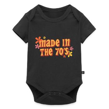 made in the 70s - Baby Premium short-sleeve bodysuit - black - Front
