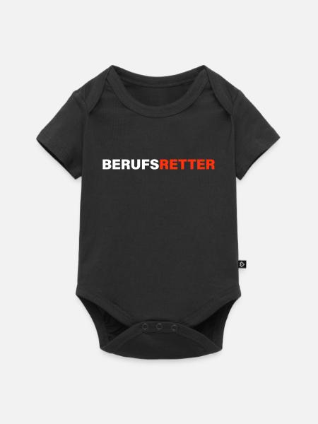 Berufsretter - Baby Premium Kurzarmbody - Schwarz