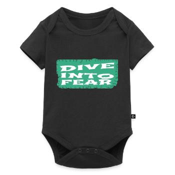 boldness cultivating courage adventure activities - Baby Premium Kurzarmbody - Schwarz - Vorne