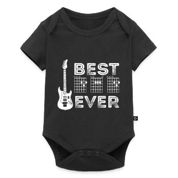 Fête des pères Meilleur accord de guitare papa - Meilleur - Body à manches courtes Premium Bébé - noir - Devant