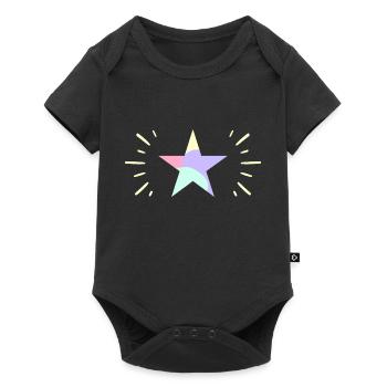 Pastel Shining Star - ApriNoeScor - Baby Premium short-sleeve bodysuit - black - Front