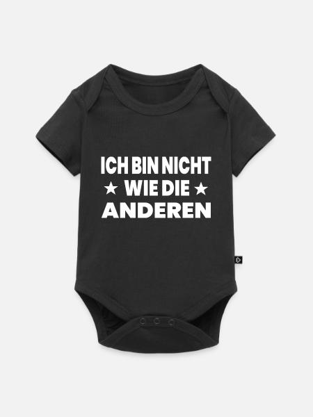 Party - Baby Premium Kurzarmbody - Schwarz