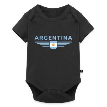 Argentine Tenue Vêtements T-Shirt Design - Body à manches courtes Premium Bébé - noir - Devant