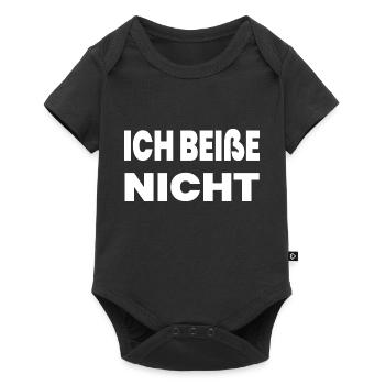 Party - Baby Premium Kurzarmbody - Schwarz - Vorne