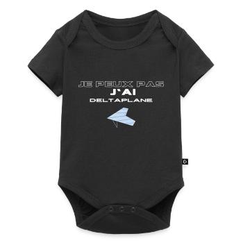 I can't I hang glider passion - Baby Premium short-sleeve bodysuit - black - Front