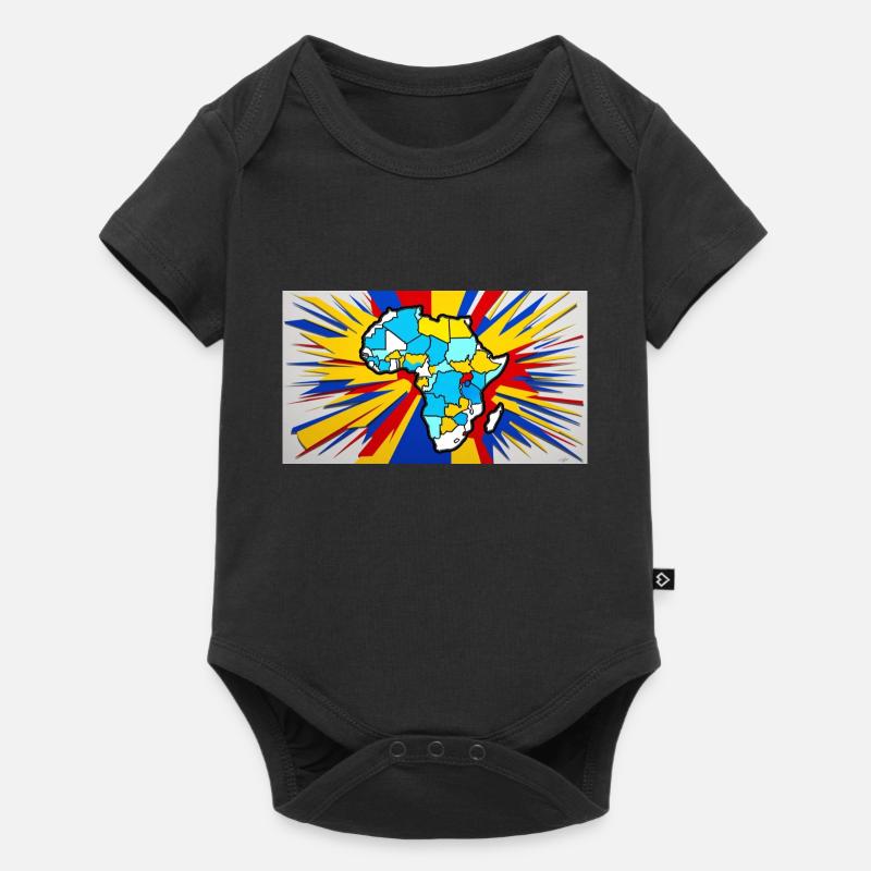 Couleur d Afrique - Body à manches courtes Premium Bébé - noir