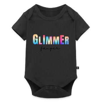 Healing Vibes - Baby Premium Kurzarmbody - Schwarz - Vorne