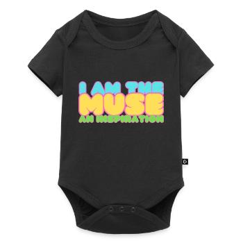 I am a Inspiration - Baby Premium short-sleeve bodysuit - black - Front