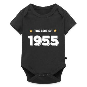 Das Beste von 1955 - Baby Premium Kurzarmbody - Schwarz - Vorne