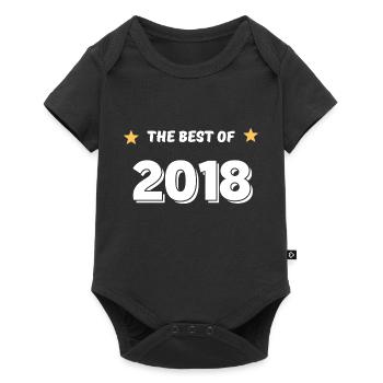 Das Beste aus 2018 - Baby Premium Kurzarmbody - Schwarz - Vorne