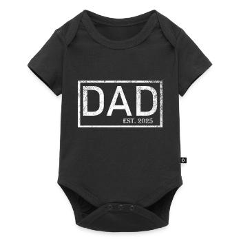 Dad est.2025 - Baby Premium short-sleeve bodysuit - black - Front