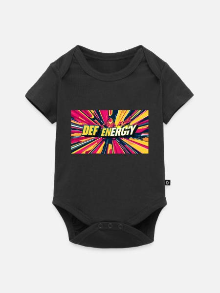 DefEnergy Mode - Baby Premium Kurzarmbody - Schwarz