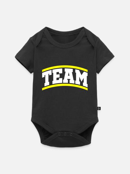 Team - Baby Premium Kurzarmbody - Schwarz
