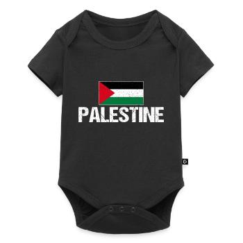 Palestina - Baby Premium Kurzarmbody - Schwarz - Vorne