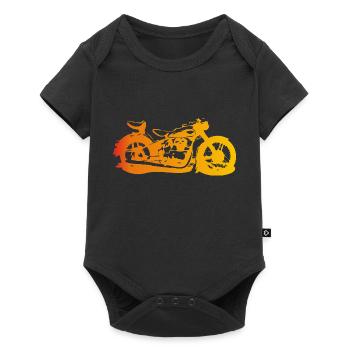 Touren AWO 2Sitzer - Baby Premium Kurzarmbody - Schwarz - Vorne