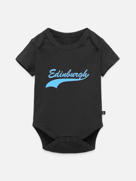 Edinburgh - Baby Premium Kurzarmbody - Schwarz