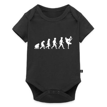 Evolution Breakdance Breaking Breakdancing Hip-Hop - Baby Premium Kurzarmbody - Schwarz - Vorne