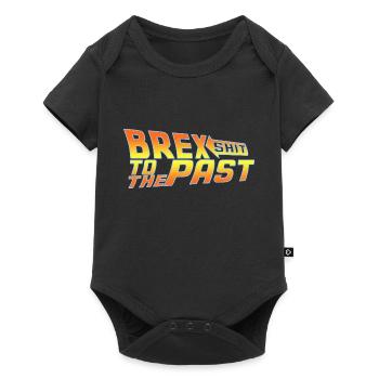 Brexshit to the Past Anti Brexit - BrexSHIT - BREX - Baby Premium short-sleeve bodysuit - black - Front