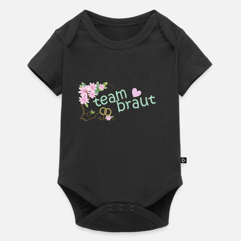 team bride - Baby Premium short-sleeve bodysuit - black