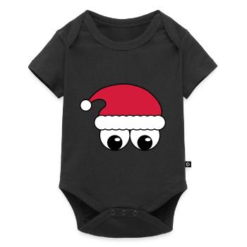 Le père noël - Body à manches courtes Premium Bébé - noir - Devant