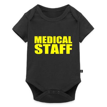 Medical staff - Baby Premium short-sleeve bodysuit - black - Front