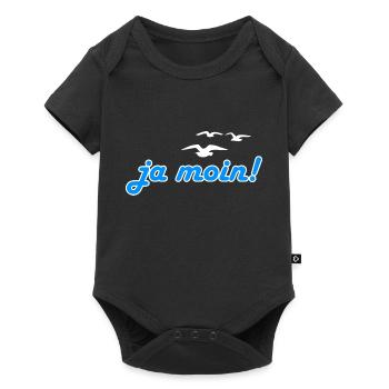 Norden Ostsee Nordsee Nordeutschland Meer - Baby Premium Kurzarmbody - Schwarz - Vorne