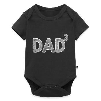 dad 3 - Body à manches courtes Premium Bébé - noir - Devant