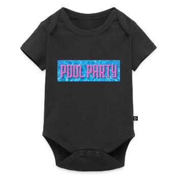 Pool Party - Baby Premium short-sleeve bodysuit - black - Front