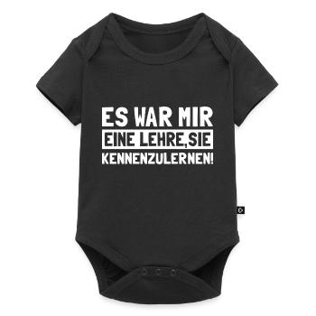 ...eine Lehre! - Lustiger Spruch Kollege Büro - Baby Premium Kurzarmbody - Schwarz - Vorne